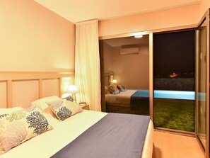 2 Schlafzimmer, Reisekinderbett, kostenloses WLAN