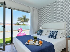 2 makuuhuonetta, silitysrauta/-lauta, vauvan matkasänky, ilmainen Wi-Fi