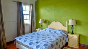 A room with a bed, two bedside tables, and a window with curtains. - Prospect #1 - by Zenbreak (Prospect)