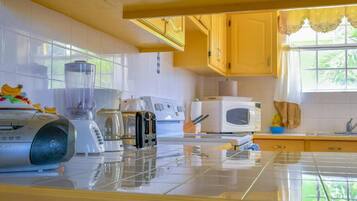 Apartment, 2 Bedrooms, Balcony, Garden View | Private kitchen