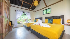 Family Cabin | 2 bedrooms, individually decorated, individually furnished - Cabañas Caeli, Peaceful Rainforest Retreat with Stunning Views (Peñas Blancas)