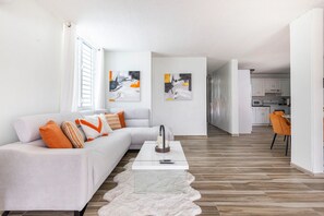 Smart-tv och en stereo