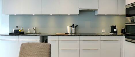 Microwave, oven, dishwasher, toaster