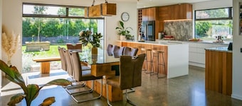 Luxury 5BR Home • Sauna • Hot Tub • Parking