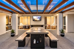 Dining - Christchurch | Sleeps 12 | Hot Tub + Sauna (Christchurch)
