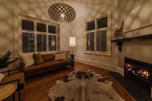 TV, fireplace, video games, books