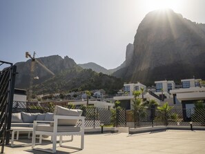 Terrace/patio - Beautiful private villa for 6 people with WIFI, private pool, A/C, TV and patio (Polop)