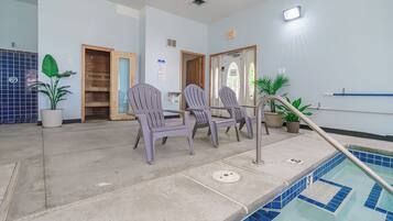 Indoor pool, a heated pool