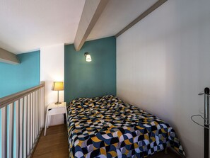 1 غرفة نوم وسرير سفر وواي فاي وملاءات أسرّة