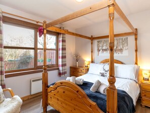 3 bedrooms, travel crib, free WiFi - Beautiful  villa for 6 people with WIFI, TV and patio (Aviemore)