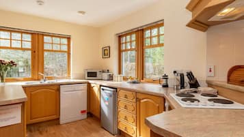 Microwave, oven, dishwasher, toaster