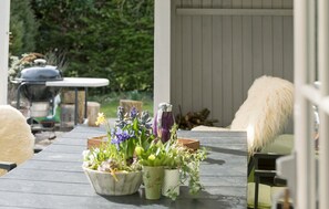Outdoor dining - Awesome home in Gilleleje with kitchen (Gilleleje)