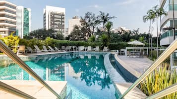 Indoor pool, outdoor pool