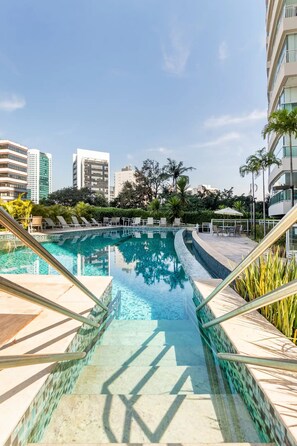 Indoor pool, outdoor pool