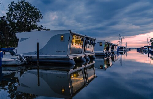 Amazing ship in Sagard with sauna
