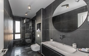 Shower, hair dryer