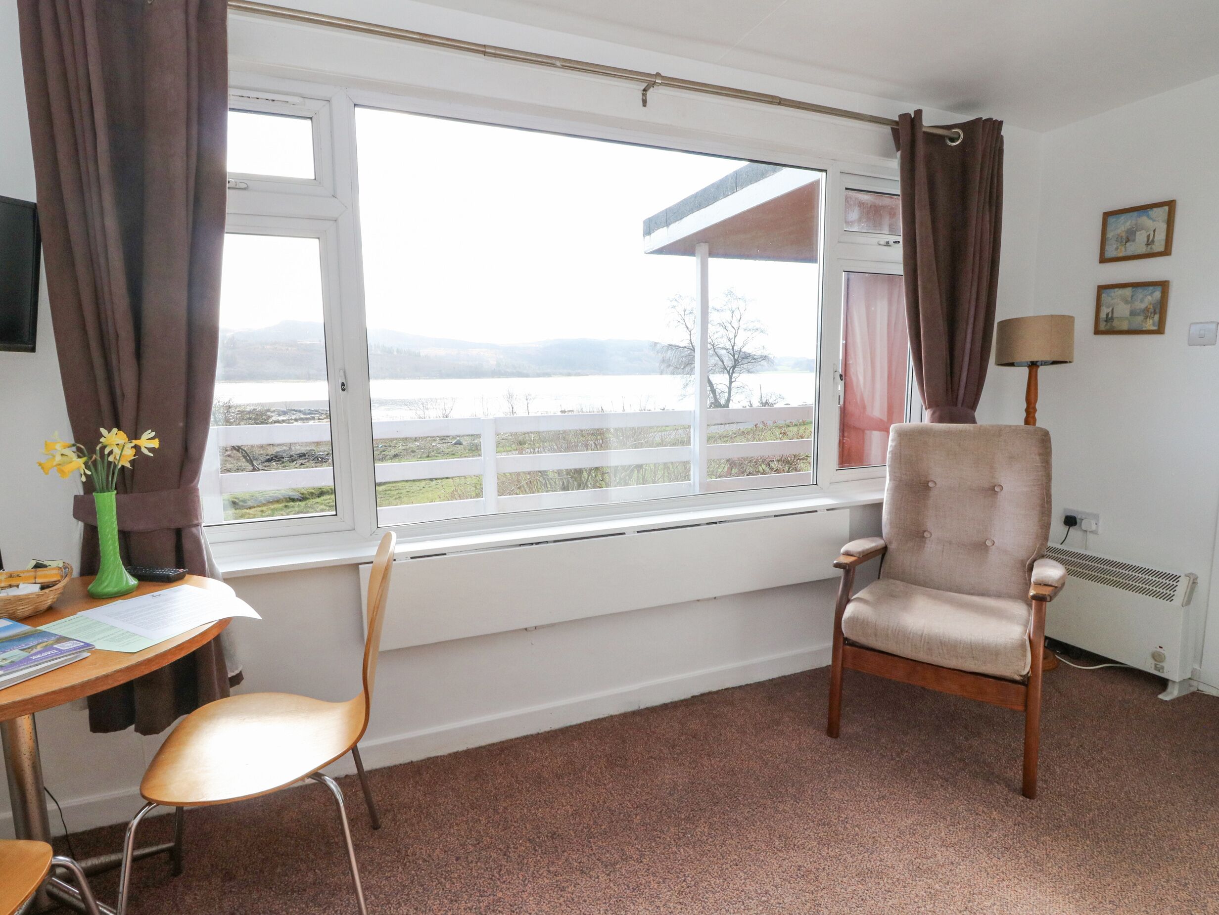 Blick von der Unterkunft