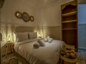 Premium bedding, in-room safe, blackout curtains, soundproofing - Riad Tarba & spa (Marrakech)
