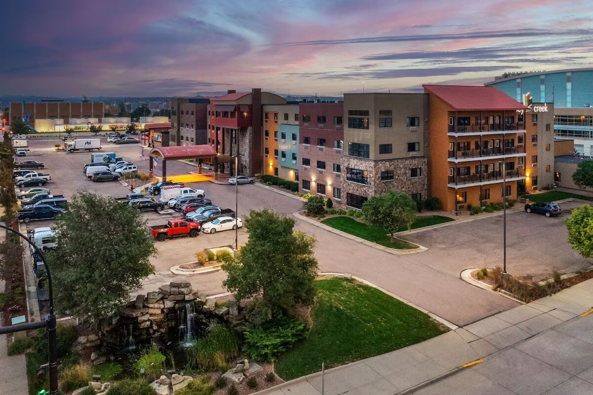 Aerial view of the Property