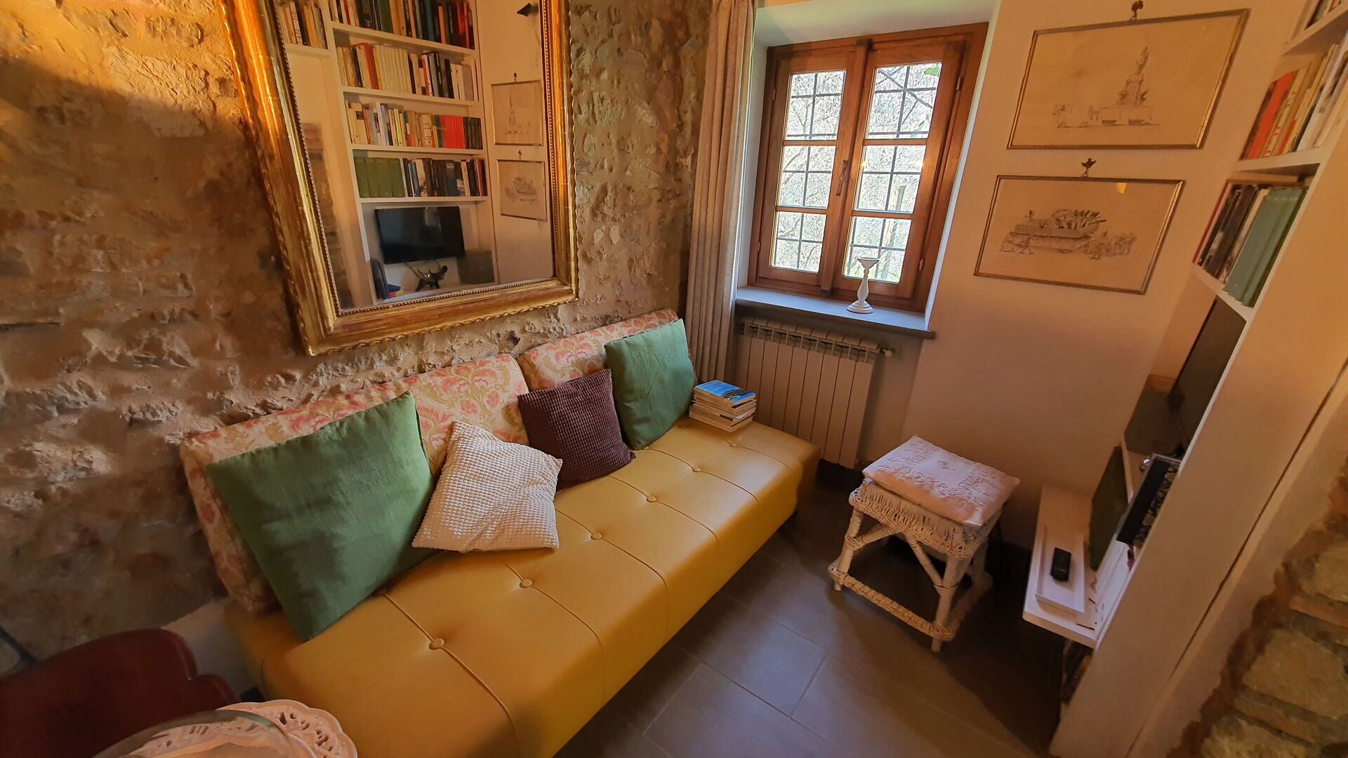 Picture Frame, Couch, Table, Furniture, Window, Wood, Interior Design, Comfort, Living Room, Studio Couch