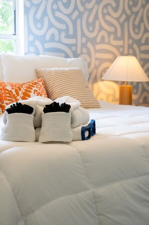 5 slaapkamers, een bureau, gratis wifi, beddengoed