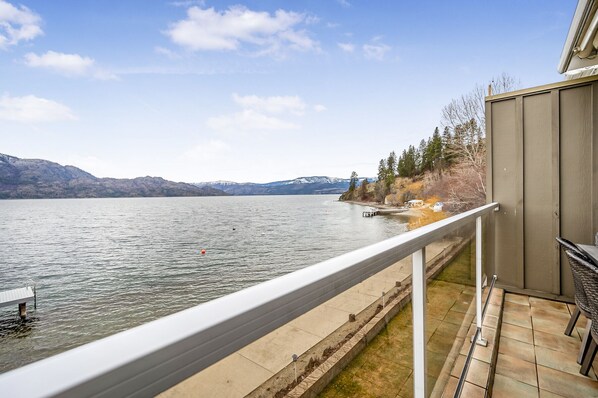 View from property - Spacious Lakefront Condo w Amazing View (West Kelowna)