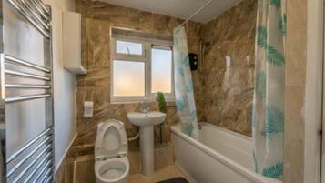 Towels, soap, toilet paper