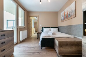 1 bedroom, iron/ironing board, WiFi, bed sheets - Chopina Cosy Apartment (Katowice)