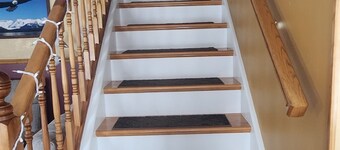 Snowmobiling & Fourwheelering right out on the main trail