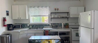 Tiny house on an orchard