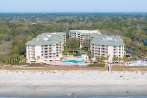 Exterior - Beachfront condo with indoor and outdoor pools! (Hilton Head Island)