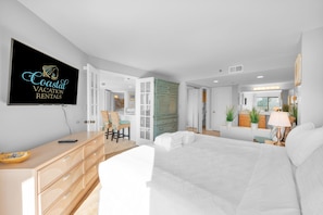 2 bedrooms, iron/ironing board, free WiFi, bed sheets - Beachfront condo with indoor and outdoor pools! (Hilton Head Island)