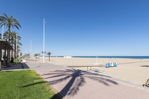 On the beach