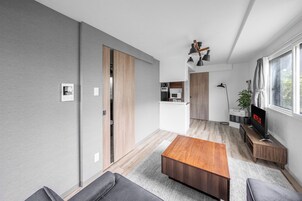 Basic Apartment | Living area | Flat-screen TV