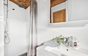 Een douche, een haardroger