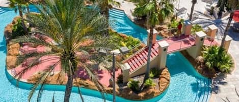 Piscina all'aperto, una piscina riscaldata