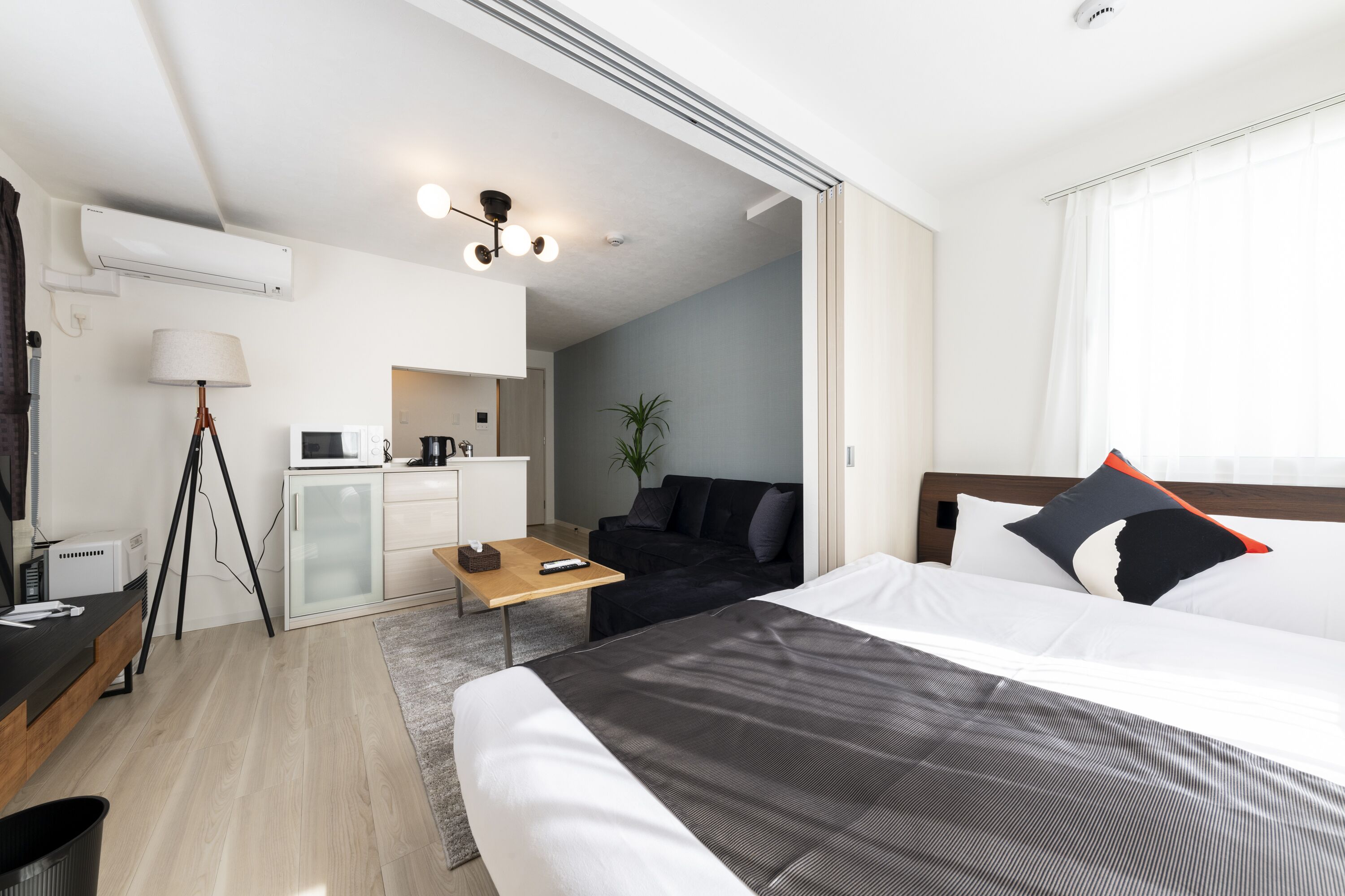 Business Apartment | 1 bedroom, blackout drapes, iron/ironing board, free WiFi