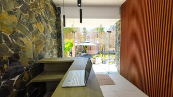 Sala de estar en el lobby