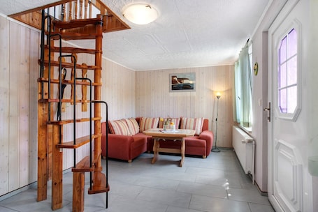 Interior. Holiday Home 'Ferienhaus Pahnke' with Private Terrace and Wi-Fi