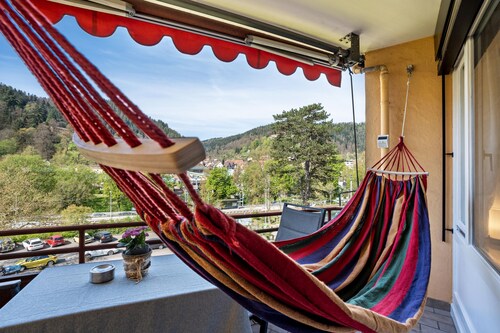 Studio 'Zentrale Ferienwohnung Mit Balkon' avec vue sur la montagne, balcon et Wi-Fi
