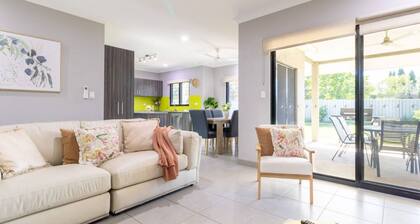A modern family friendly home in a quiet, leafy suburb, with 3 bedrooms and 2 bathrooms