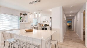 Fridge, microwave, stovetop, dishwasher - Naples Chic Retreat  Heated Pool  Prime Spot (Naples)