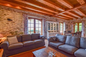 TV connectée, cheminée