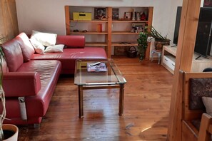 TV, fireplace, DVD player, stereo