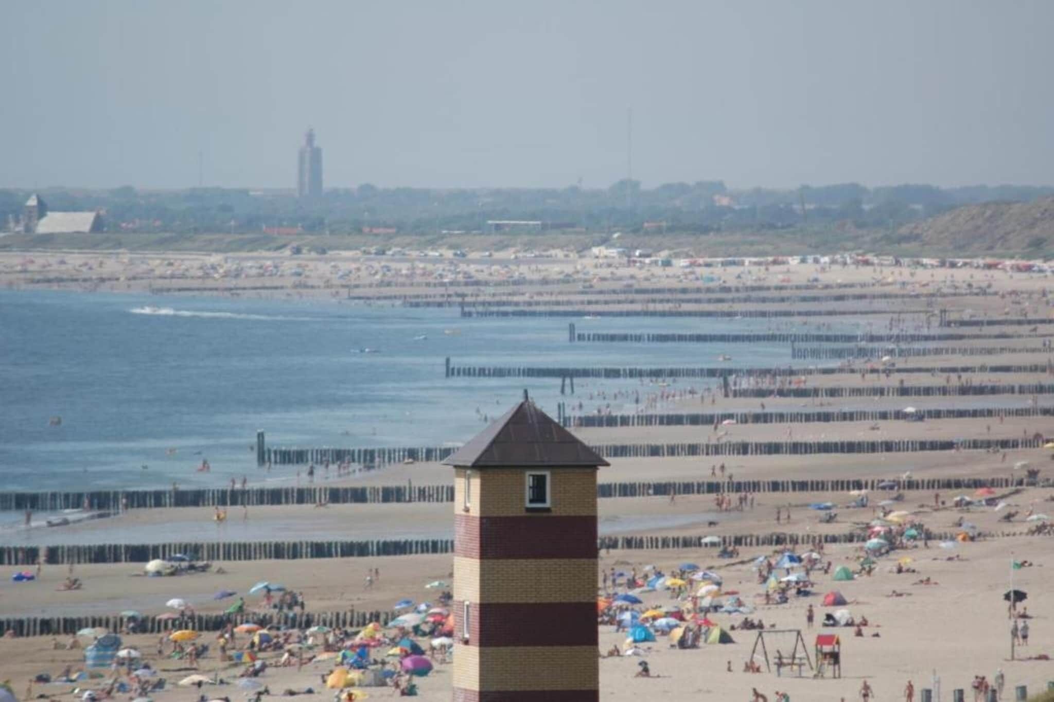 Vlak bij het strand