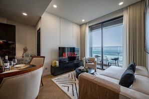 Apartamento empresarial | Área de estar