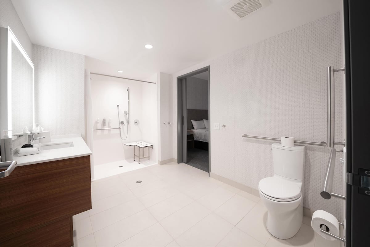 Suite, 1 Katil Raja (King), Accessible (Roll-In Shower) | Pancuran Bilik Mandi