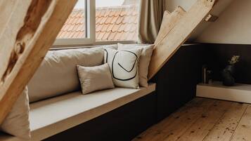 Literie de qualité supérieure, minibar, décoration personnalisée