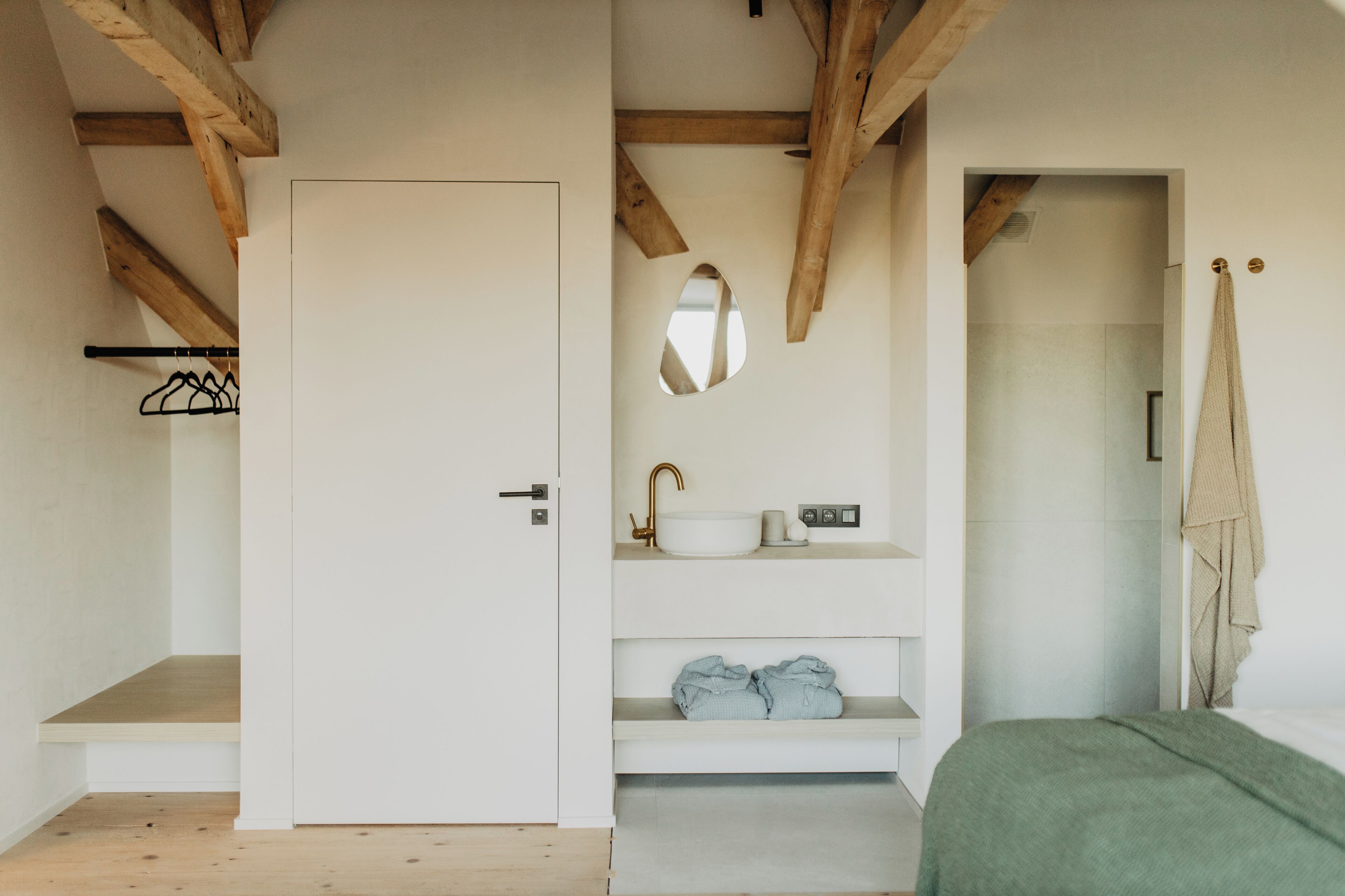 豪華雙人房 | 浴室 | 風筒、浴袍、拖鞋、加熱地板 (浴室)