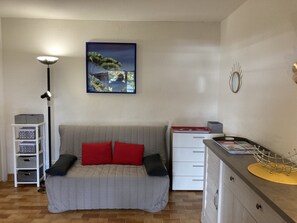 TV, books - Appt 4 Pers, Entrée Privative, Jardinet, vue mer , 1 Place Parking Privative (Roquebrune-sur-Argens)
